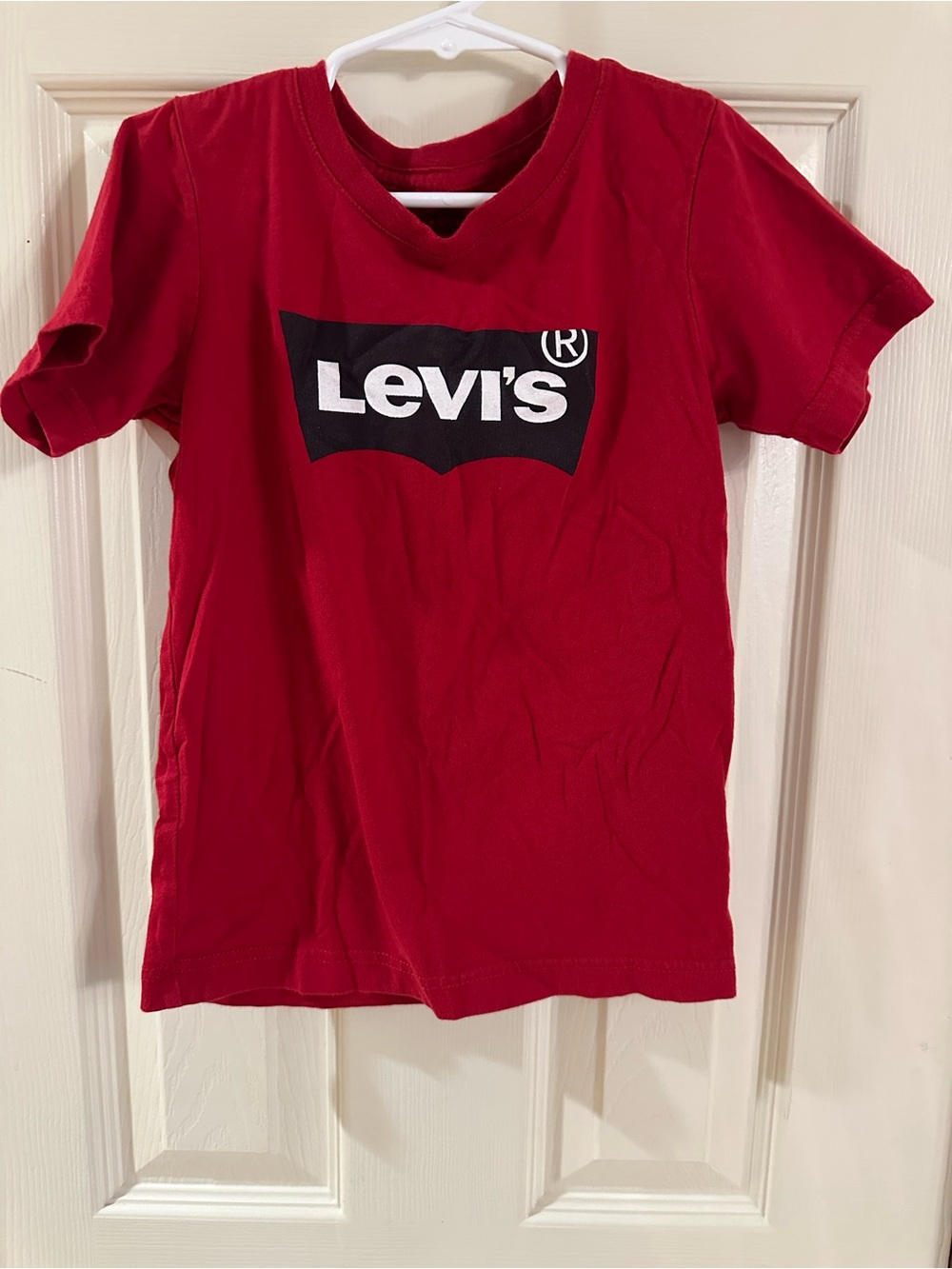 Levi's Bright Red Kids Logo Tee